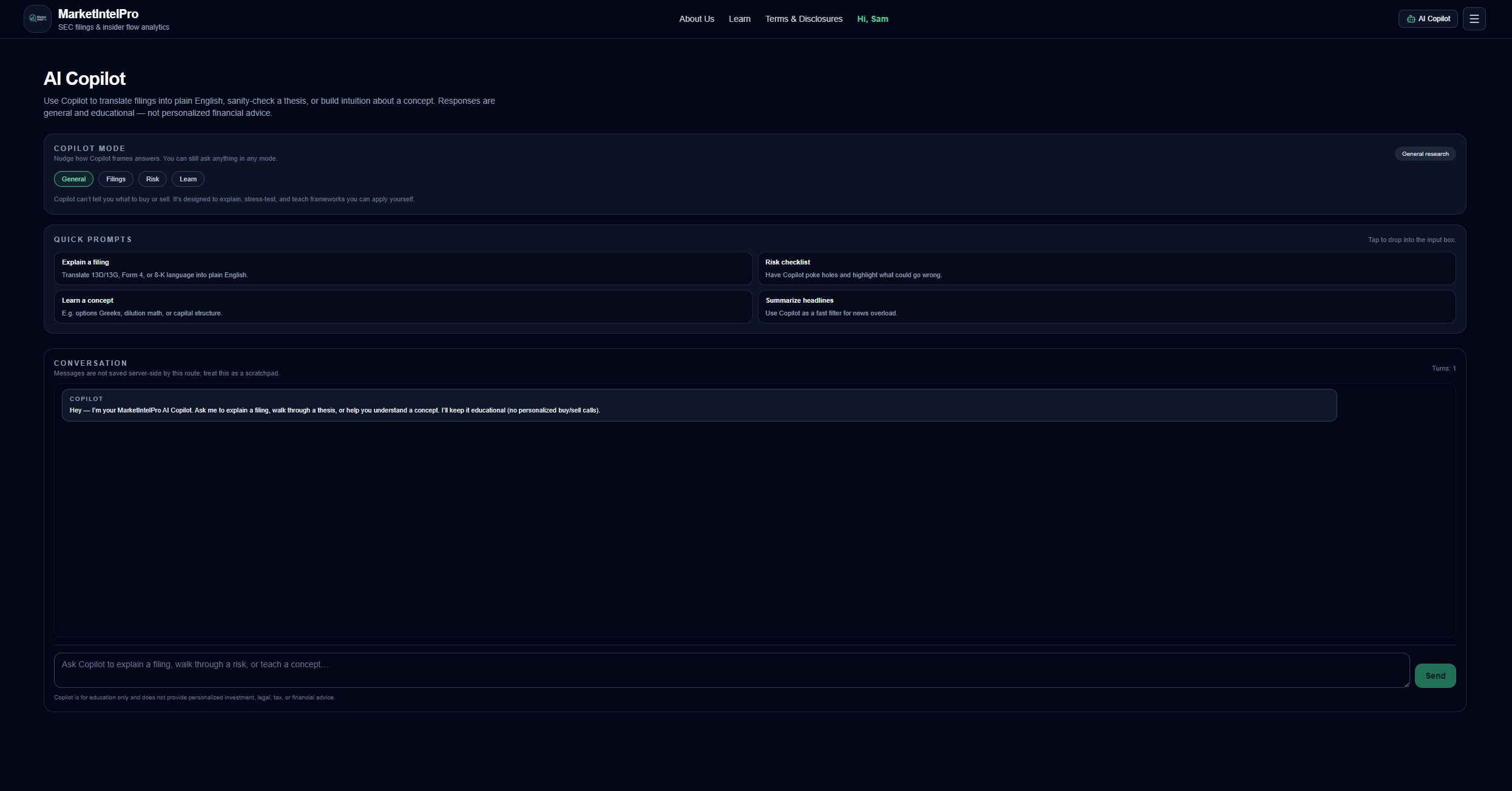 AI Financial Analyst